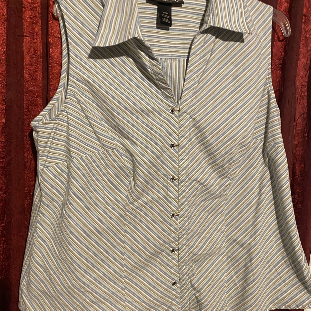 Striped Sleeveless Top